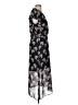 1.State 100% Polyester Print Black Casual Dress Size M - photo 4