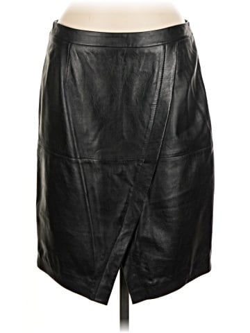 Halogen Leather Skirt (view 1)