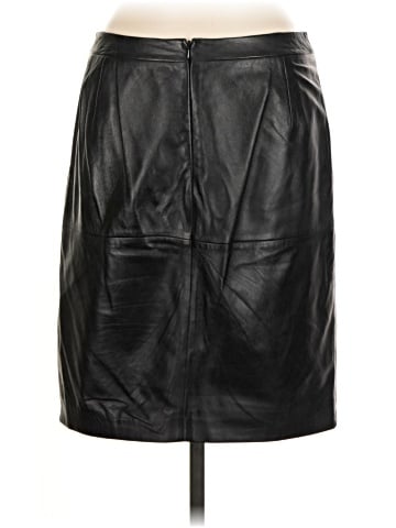 Halogen Leather Skirt (view 2)