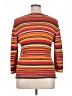 Isabella Rodriguez Stripes Orange Pullover Sweater Size XL - photo 2