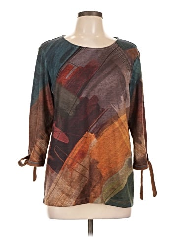 Christopher & Banks 3/4 Sleeve Blouse (view 1)
