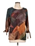 Christopher & Banks Brown 3/4 Sleeve Blouse Size L - photo 1