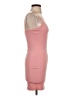 Love Tree Solid Pink Cocktail Dress Size S - photo 4