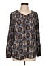 Daniel Rainn 100% Polyester Blue Long Sleeve Blouse Size L - photo 1