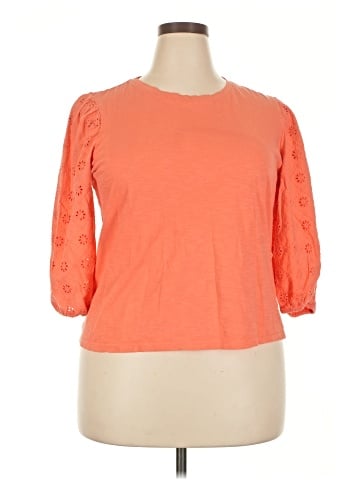 St. John's Bay 3/4 Sleeve Top (view 1)