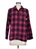 Madewell 100% Cotton Plaid Red Long Sleeve Button-Down Shirt Size M - photo 1