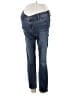 Hatch Color Block Blue Jeans Size 27 Maternity - photo 1