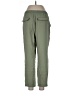 Zara Solid Green Casual Pants Size L - photo 2