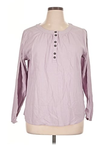 Christopher & Banks Long Sleeve Blouse (view 1)