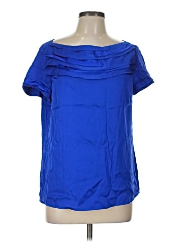 Antonio Melani Short Sleeve Silk Top (view 1)