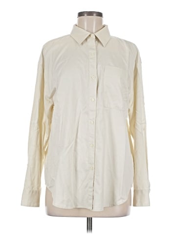 Calvin Klein Long Sleeve Button-Down Shirt (view 1)