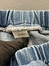 Unbranded 100% Polyester Chevron-herringbone Blue Jeans Size 5 - 6 - photo 3