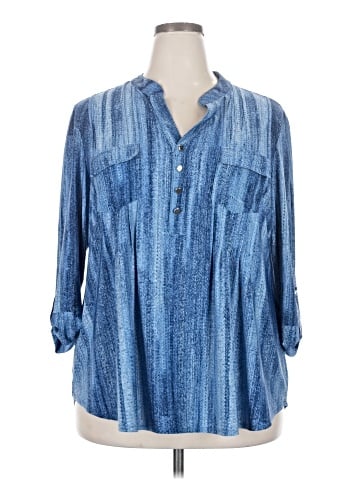 Cocomo 3/4 Sleeve Button-Down Shirt (view 1)