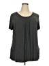 Ekouaer Gray Short Sleeve Top Size XXL - photo 1