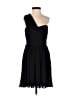 Express 100% Polyester Solid Black Cocktail Dress Size 0 - photo 1