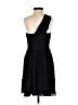 Express 100% Polyester Solid Black Cocktail Dress Size 0 - photo 2