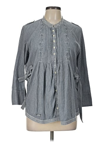 Superdry 3/4 Sleeve Button-Down Shirt (view 1)