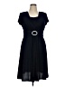 R&M Richards Solid Blue Casual Dress Size 16 - photo 1