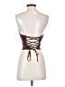 New Pink Brown Sleeveless Blouse Size S - photo 2