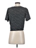 Shein Polka Dots Black Short Sleeve Blouse Size 4 - photo 2