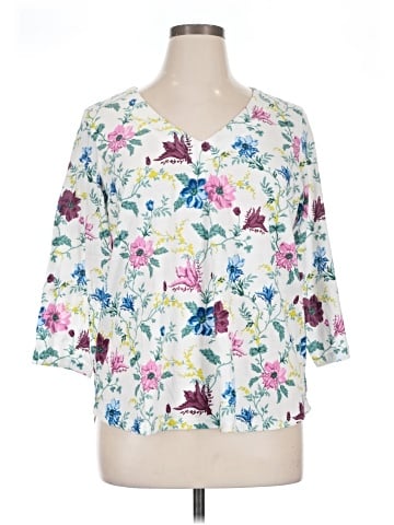 Style&Co 3/4 Sleeve Blouse (view 1)