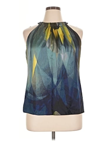 Elie Tahari Sleeveless Silk Top (view 1)