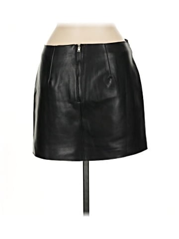MNG Faux Leather Skirt (view 2)