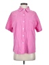 Unbranded 100% Polyester Pink Short Sleeve Blouse Size S - photo 1