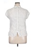 Old Navy Polka Dots White Short Sleeve Blouse Size L - photo 1