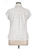 Old Navy Polka Dots White Short Sleeve Blouse Size L - photo 2