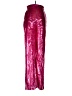Michael Lo Sordo 100% Polyester Metallic Pink Casual Pants Size 8 - photo 1