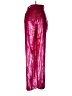 Michael Lo Sordo 100% Polyester Metallic Pink Casual Pants Size 8 - photo 2