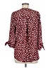 Weston 100% Polyester Burgundy 3/4 Sleeve Blouse Size M - photo 2