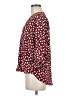Weston 100% Polyester Burgundy 3/4 Sleeve Blouse Size M - photo 5