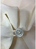 Burberry 100% Silk Ivory Blouse Size 8 - photo 8