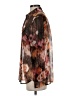 Chico's 100% Polyester Animal Print Brown Long Sleeve Blouse Size Sm (0) - photo 5