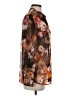 Chico's 100% Polyester Animal Print Brown Long Sleeve Blouse Size Sm (0) - photo 4