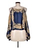Casting 100% Viscose Blue Sleeveless Blouse Size M - photo 2
