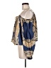 Casting 100% Viscose Blue Sleeveless Blouse Size M - photo 5