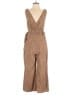 Assorted Brands 100% Polyester Animal Print Brown Jumpsuit Size S - photo 1