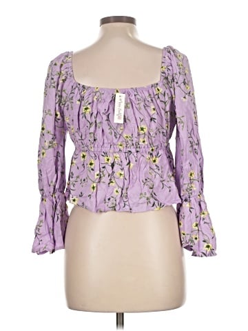 Miss Selfie 3/4 Sleeve Blouse (view 2)