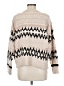 Skies Are Blue Chevron-herringbone Ivory Pullover Sweater Size M - photo 2