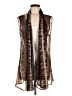 Coldwater Creek 100% Polyester Brown Kimono Size M (estimated) - photo 1