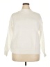 Unbranded Solid Ivory Turtleneck Sweater Size 3XL - photo 1