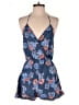 Peppermint Print Blue Romper Size S - photo 1