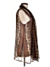 Coldwater Creek 100% Polyester Brown Kimono Size M (estimated) - photo 4