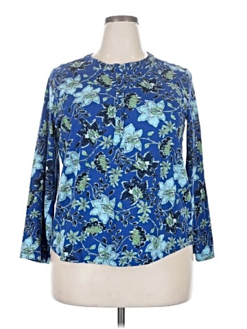 Style&Co 3/4 Sleeve Blouse (view 1)