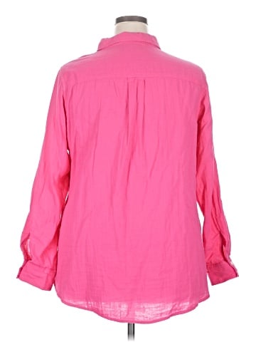 St. John's Bay Long Sleeve Button-Down Shirt (view 2)