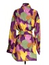 Glamaker Color Block Purple Long Sleeve Blouse Size XS (estimated) - photo 2