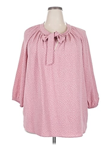 Willi Smith 3/4 Sleeve Blouse (view 1)